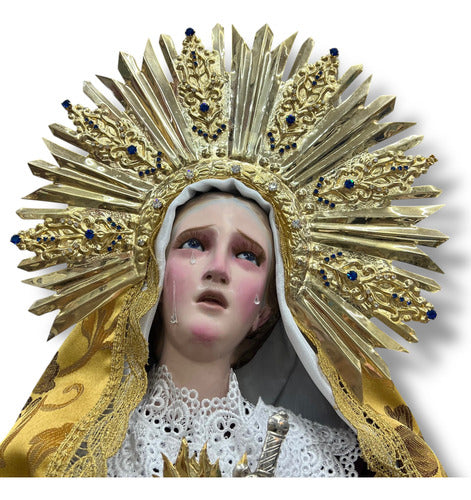 Nuestra Señora De Los Dolores O Virgen Dolorosa 102cm
