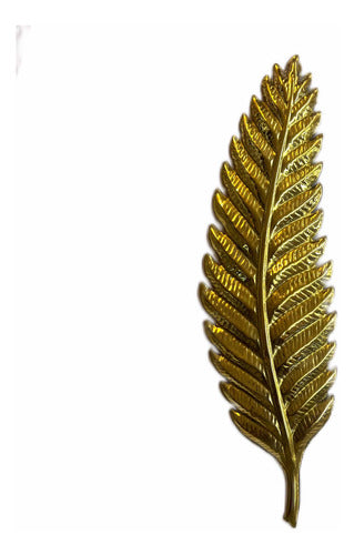 Palma Elaborada En Latón Cincelado A Mano 20cm