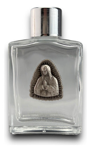 Botella Para Agua Bendita Virgen De Guadalupe 6cm