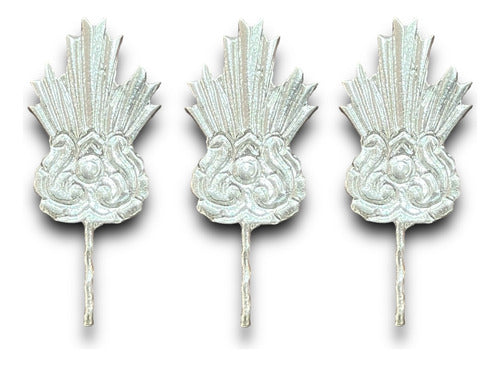 Juego De 3 Potencias En Plata 9.25 4cm