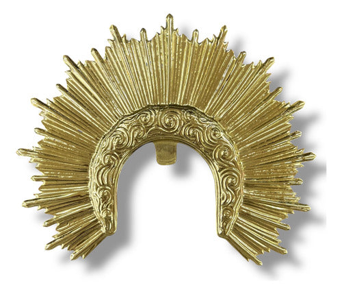 Resplandor #7  Latón Virgen De Los Dolores