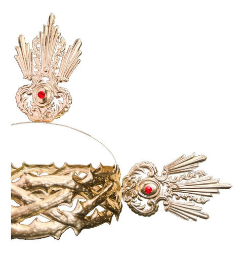 Corona De Espinas #16 Con 3 Potencias Laton