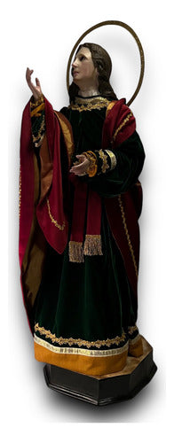 San Juan Evangelista De Vestir, Articulado Y Bruñido 125cm