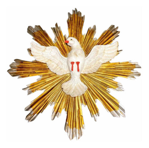 Espíritu Santo Con Resplandor 37 X 37cm