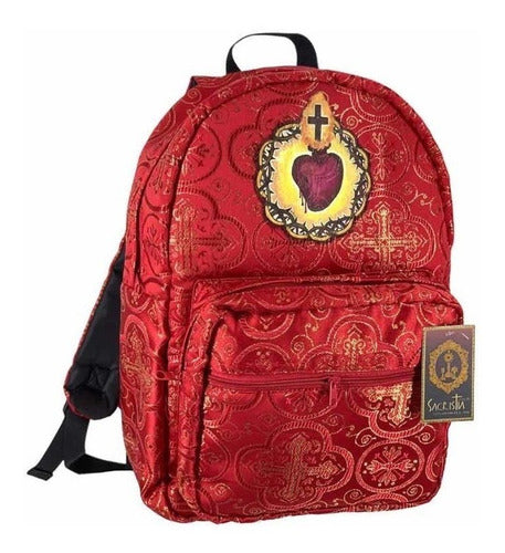 Mochila Brocado Personalizada Pintada A Mano