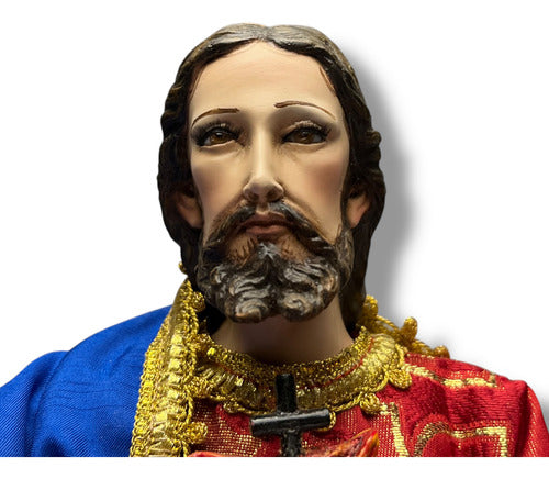 Sagrado Corazón De Jesús Para Vestir Articulado 45cm