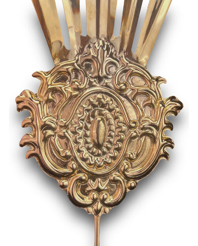 Juego De 3 Potencias En Latón 23cm