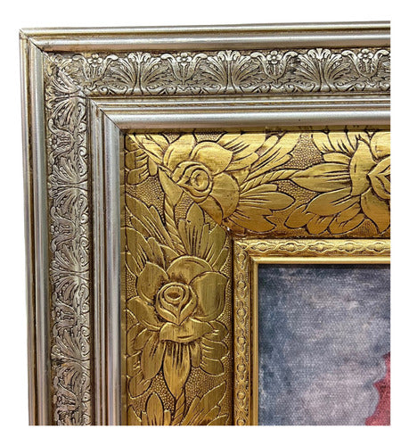 Cuadro Virgen De Guadalupe Hoja De Oro Y Plata 126cm X 91cm