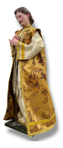 San Juan Evangelista Para Vestir, Articulado Y Bruñido 65cm