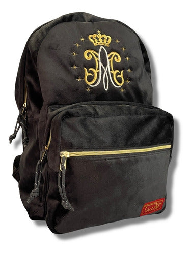 Mochila Sacristía Bordada Mariano