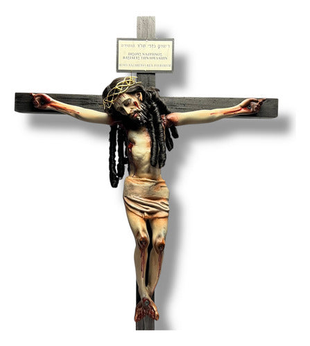 Cristo Crucificado 85cm Desmontable Para Santo Entierro 44cm