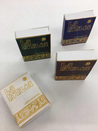 Docena De Mini Biblia Latinoamericana Recuerdo 1ra Comun