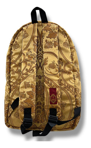 Mochila Sacristía Bordada Medalla De San Benito, Benedictino