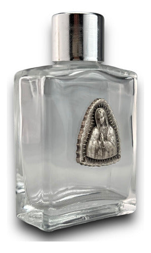 Botella Para Agua Bendita Virgen De Guadalupe 6cm