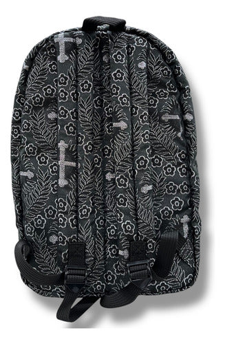 Mochila Sacristía Bordada Medalla De San Benito, Benedictino