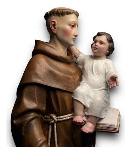 San Antonio De Padua Bruñido En Acabado Fino 110cm