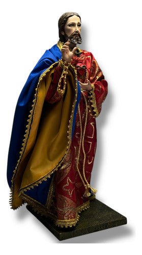 Sagrado Corazón De Jesús Para Vestir Articulado 45cm