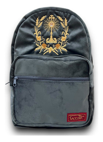Mochila Sacristía Bordada Eucaristia