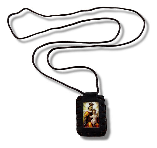 Escapulario Virgen Del Carmen Con Anagrama De María