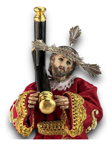 Jesùs De Nazaret O Nazareno Para Vestir Talla En Madera 38cm