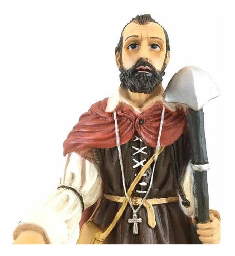 San Isidro Labrador Con Yunta 26cm