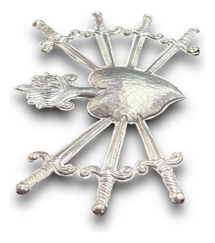 Corazón De 7 Dagas O Dolores De La Virgen En Plata #12.5