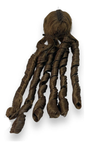 Cabellera Sintética Para Imágenes Religiosas 30cm