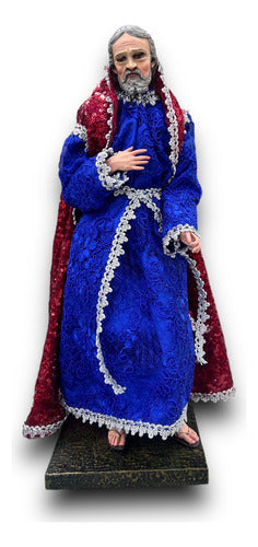 Juego De Reyes Magos 40cm Articulados Con Ropa