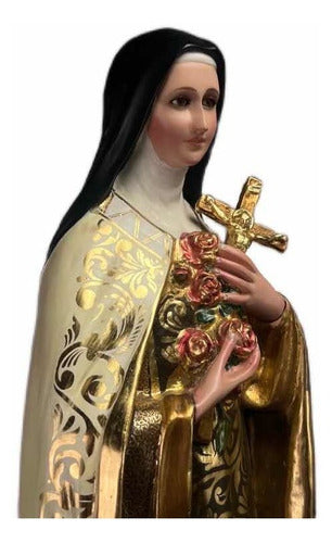 Santa Teresita Del Niño Jesús 88cm Hoja De Oro