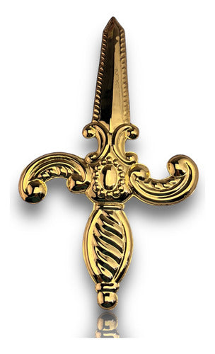 Daga Para Virgen De Los Dolores En Latón 20cm