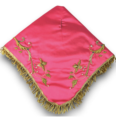 Vestimenta Fina De 30cm Para Virgen Del Rosario Talpa