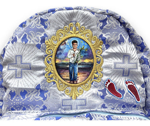 Mochila Sacristía Bordada Escudo San José Sánchez Del Río