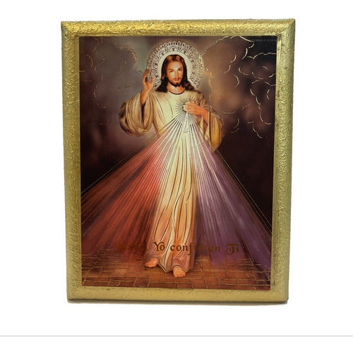 Cuadros Del Señor De La Misericordia 5piezas De 15cm X 12cm