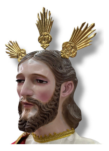 Sagrado Corazón De Jesús  119cm Imagen Para Vestir