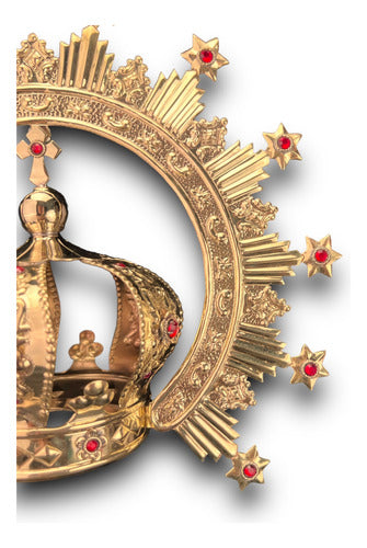 Corona Imperial Con Resplandor #7 Latón