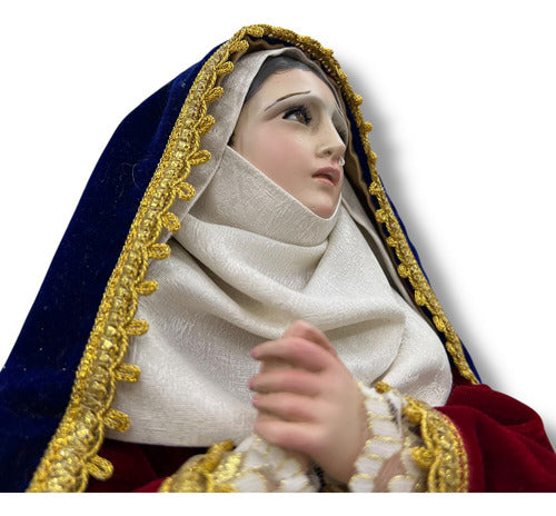 Virgen De Los Dolores 52cm  Imagen Para Vestir