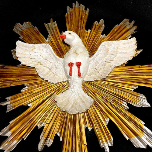 Espíritu Santo Con Resplandor 37 X 37cm
