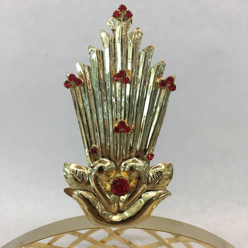 Corona De Espinas #17 Cabeza Real Baño De Oro