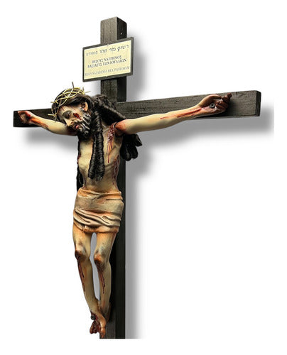 Cristo Crucificado 85cm Desmontable Para Santo Entierro 44cm