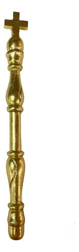 Cetro En Madera 29cm Para Imagenes Religiosas